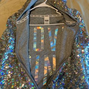 Victoriea secrets pink fashion show jacket